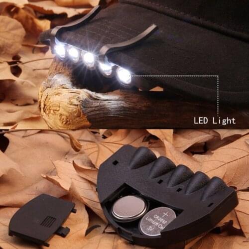 Hot Super Bright LED cap light Headlight Head Lamp head Flashlight head Cap Hat Light Clip on light Fishing head lamp