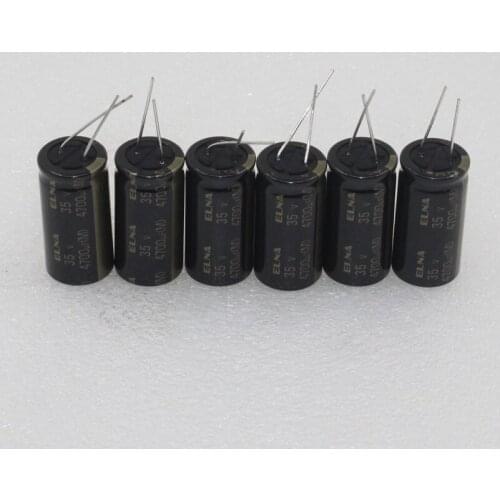 In-line Capacitor ELNA RA3 Audio Electrolysis 4700UF 35V Direct Plug Electrolytic Capacitor