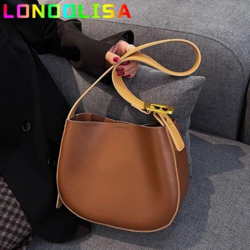 Fashion Two-piece Sets Bags Korean Style PU Leather Shoulder Crossbody Bag for Women Ladies Large Capacity Tote Shopper Bag