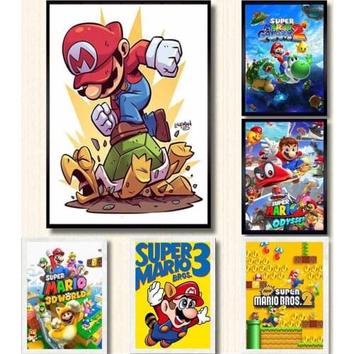 Game Picture Decoration Mural Cartoon Character Poster Canvas Painting Kids Room Wall Art Prints for Modern Home cuadros Decor