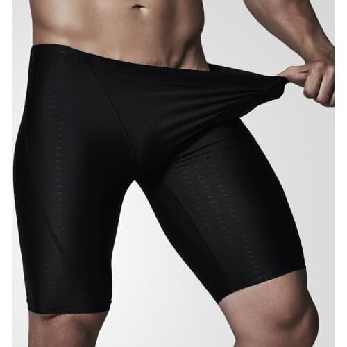 New Swim Suit For Men Waterproof Square Leg Elastic Swimwear Surfing Beach Swimming Trunks Short Briefs Summer Beach Shorts