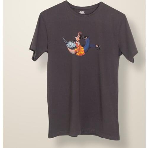 New season mens t-shirt round neck natural cotton original brand normal mold bike collar printed standard size light cool