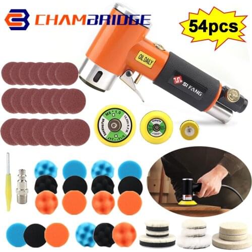 Mini Air Sander, 2/3 Inch Random Orbital Air Sander, Mini Pneumatic Sander for Auto Body Work, Dual Action Polisher, air sander