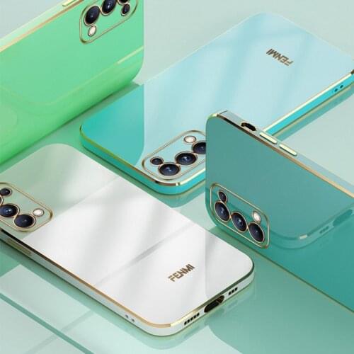 Plating Ring Holder Case For OPPO Reno 5 Pro Reno5 Case Soft Silicone Phone Cover For OPPO Reno 4 Pro 5G Reno 4 Z 5G