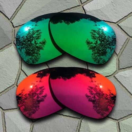 Jade Green&Violet Red Sunglasses Polarized Replacement Lenses for Crosshair 2012
