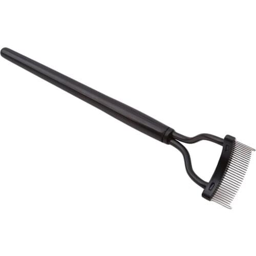 Eyelash Curler Beauty Makeup Lash Separator Foldable Metal Eyelash Brush Comb Mascara Curl Beauty Makeup Cosmetic Tool
