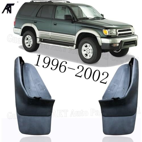Mud Flap for Toyota 4Runner 1996 - 2002 Set Molded Mud Flaps Mudflaps Splash Guards Front Rear Mud Flap