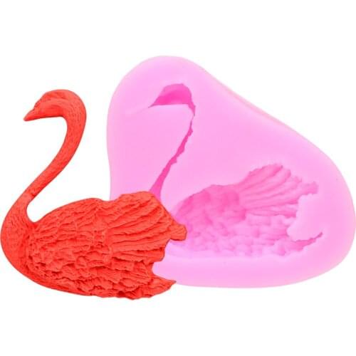 Silicone Baking Decoration Tool Ice Cake Making Tool Swan Shape Mold Bakeware DIY Cake Chocolate Mould