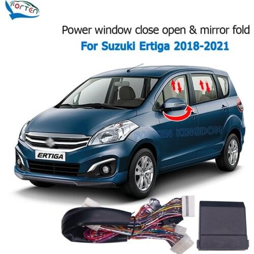 Forten Kingdom Car Side Rear View Mirror Folding And Auto Window Closer Open Kit For Suzuki Ertiga 2018-2021 Plug and Play