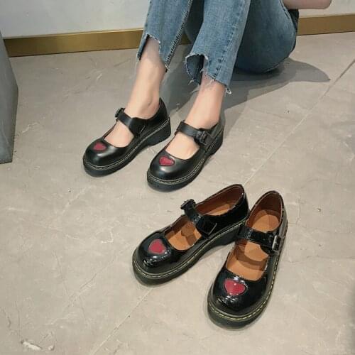 Japanese Lolita Mori girl shoes British students low with Cosplay JK Uniform Lolita Shoes round head shoes girls