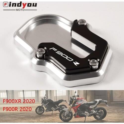 New Motorcycle CNC Footrest enlargr foot Side stand Support Pad Extension Plate Enlarger For BMW F900XR F900R 2020