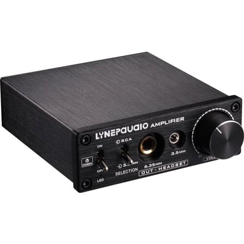 Signal Amplifier Booster Dual Sound Source Pre-stage Stereo Headphone Amplifier