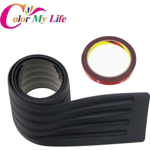 Color My LifeCar Rear Bumper Scuff Protective Strips Stickers for Opel Mokka for Peugeot 307 for Seat Leon for Kia Ceed Sportage