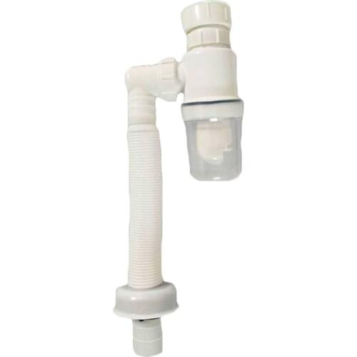 32/45MM Double Anti-smell Drain Pipe Odor-free Drain Pipe for Kitchen Bathroom Wash Basin Sink Pipes & Fittings LBShipping