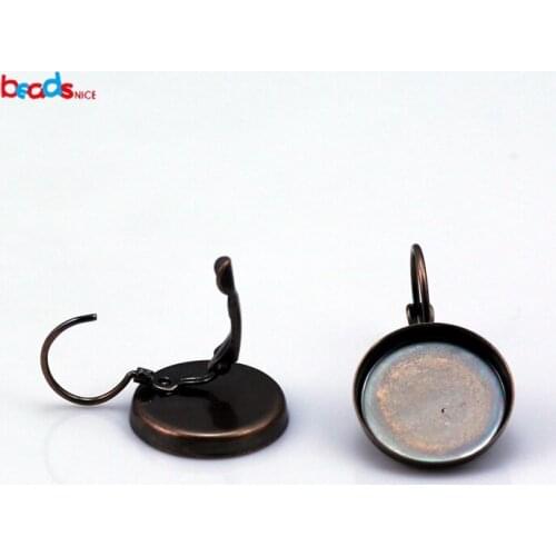 Beadsnice 12140 unique jewelry findings ear rings brass round diy earring