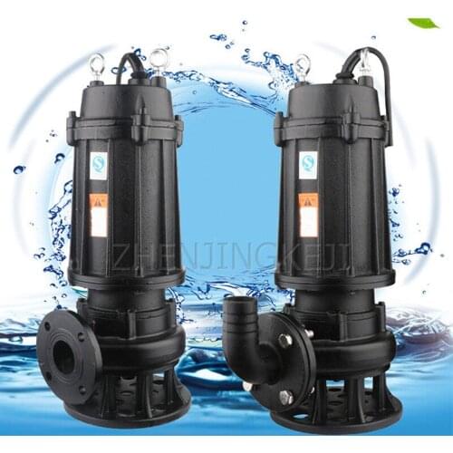 Domestic Sewage Pump 220V/380V Sewage Pump High Power 750W/1100W Self-priming Boost Fire Fighting Pipeline Submersible Pump Tool