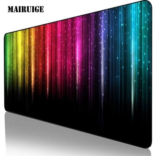 Mairuige Colorful Extra Large Mouse Pad Gaming Accessories XXL PC Laptop Desk Mat Gamer Table Pad Computer Keyboard Mousepad Rug