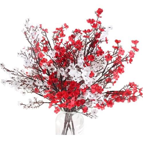 Babys Breath Gypsophila Artificial Branch Faux Silk Fake Flowers for Home Wedding Vase Decoration Real Touch Floral Bouquet 1PC