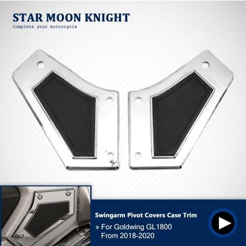 For HONDA Goldwing GL1800 2018 2019 2020 Chrome Motorcycle Accessories Swingarm Pivot Covers Case Trim
