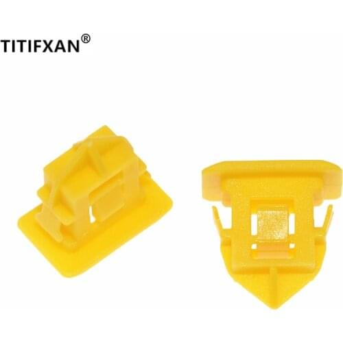 For Volvo C30 S60 S80 S40 S80L Auto Bottom Edge Beam Underbody Skirt Car Yellow Plastic Fastener Clip