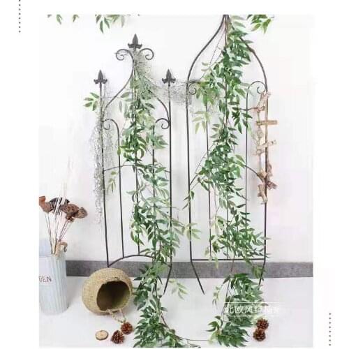 Artificial Eucalyptus Green Vine Simulation Fake Rattan Wall Wedding Decoration Winding Plant Garden Home Decor Wicker 180 Cm