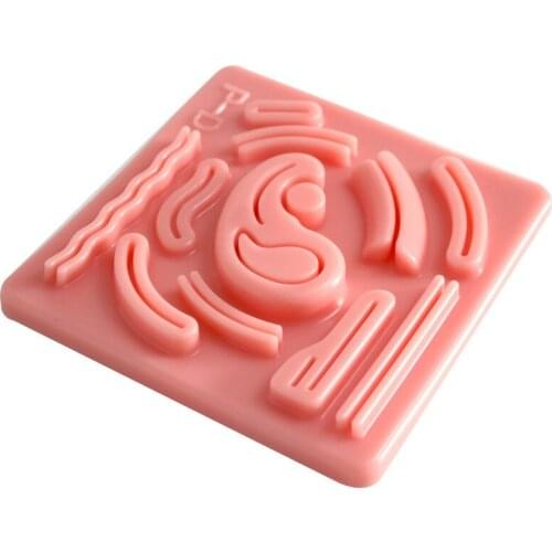 3D Stitching Module Surgical Simulation Exercise Medical Silicone Skins Pad Laparoscopic Simulation Training Education Equipment