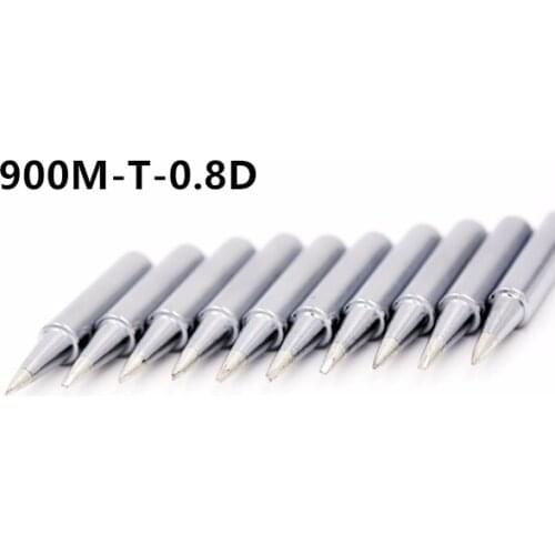 SZBFT 10 X high quality lead-free pencil soldering Iron tips 900M-T-0.8D for hakko soldering station,free shipping