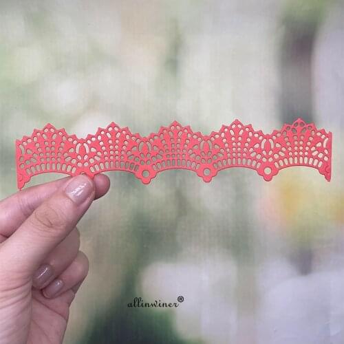 Latest flower lace edge decoration DIY Craft Metal Cutting Die Scrapbook Embossed Paper Card Album Craft Template Stencil Dies