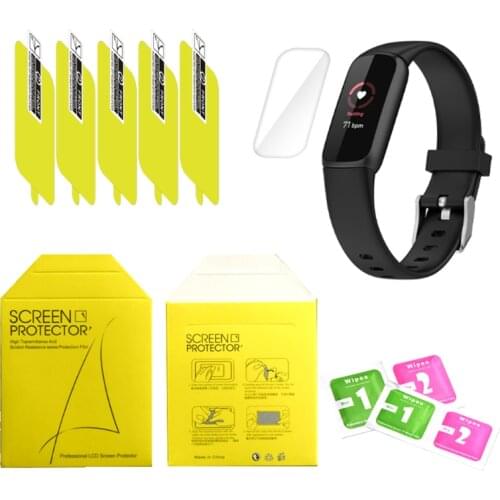 Clear Screen Protector 5Pcs Waterproof TPU Coverage Film for Luxe Smartwatch 85DC
