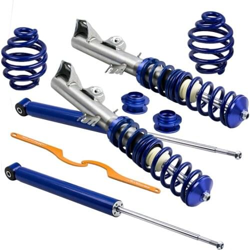 Adjustable Suspension Coilover Kit for BMW E36 Cabrio Coupe Coilovers Shock Blue