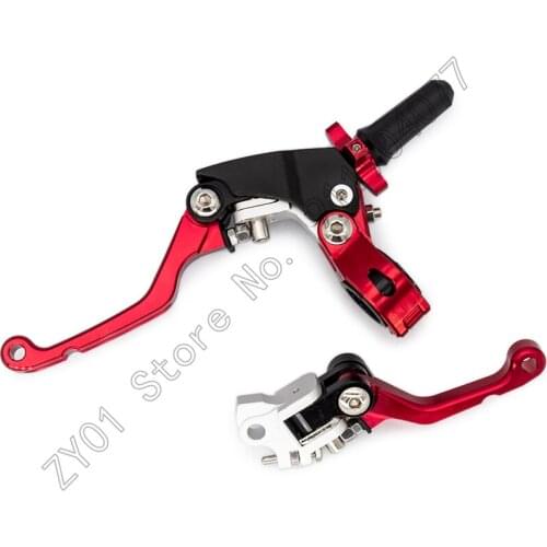 Motorcycle Clutch Grip Aluminum Alloy CNC Labor-Saving Anti-Fall Folding Suitable For CRF YZF BOSUER M2 M4 M5 M6 KAYO K6 T6 KEWS