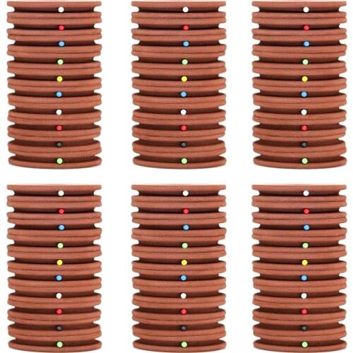 SAMSFX 60PCS in Pack Diameter 66-69mm Carp Fishing Rig Winders Pulleys Line Winding Line Wire Board Plate Spool EVA Foam Rigger