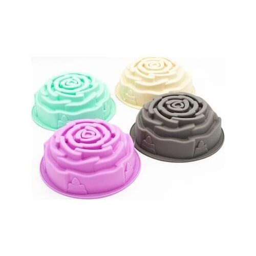 Sembol 24 cm Rose Model Silicone Cake / Pastry Mold Green COOK-5 free shipping