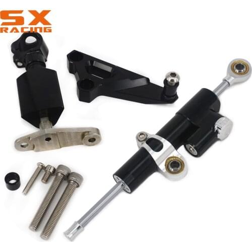 Steering Damper Stabilizer with Bracket Mounting assemblly Holder Bracket Mounting For BMW S1000RR S1000 RR 2014-2015 14 15