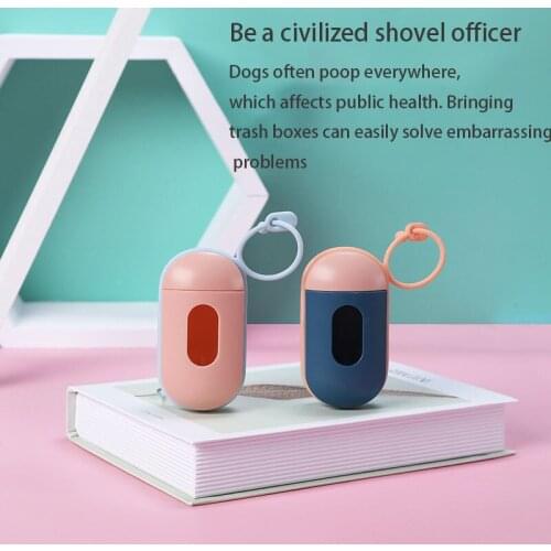 Poop Bag Holder New Product Dog Bag Holder Pet Trash Bag Picking Up Bag Set Trash Box Dog Trash Bag Dispenser Dog Poop Bag