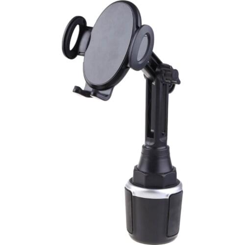 360° Car Water Cup Holder Cradle Mount Angle Telescopic Adjustable Phone Stand 28GC