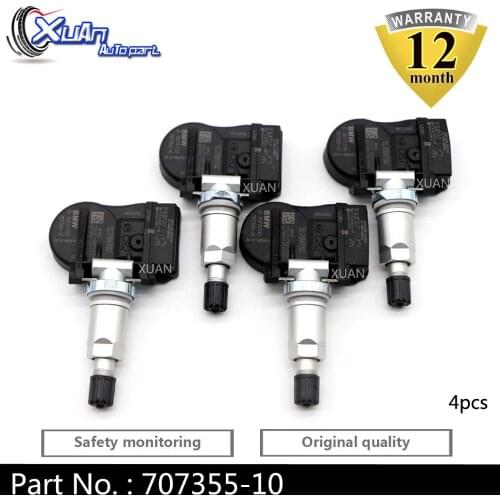 XUAN Tire Pressure Monitor Sensor TPMS Sensor 707355-10 For BMW 1 2 3 4 i3 i8 X1 X2 X5 X6 MINI F20 F21 F22 F23 LCI F87 M2 433Mhz