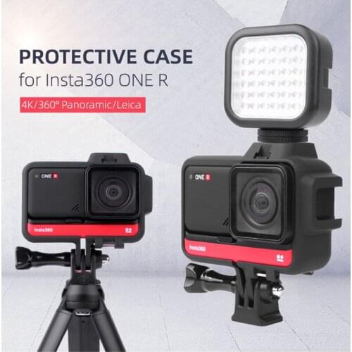 Protective Frame Cold Boot for Insta 360 ONE R Action Camera Accessory Extend Anti-fall Anti-collision Holder Protection Bracket
