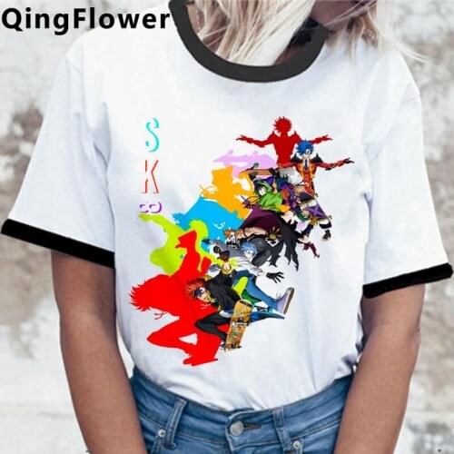 Sk8 the Infinity Shadow Reki Joe Cherry Adam Miya tshirt female aesthetic plus size vintage summer top vintage white t shirt