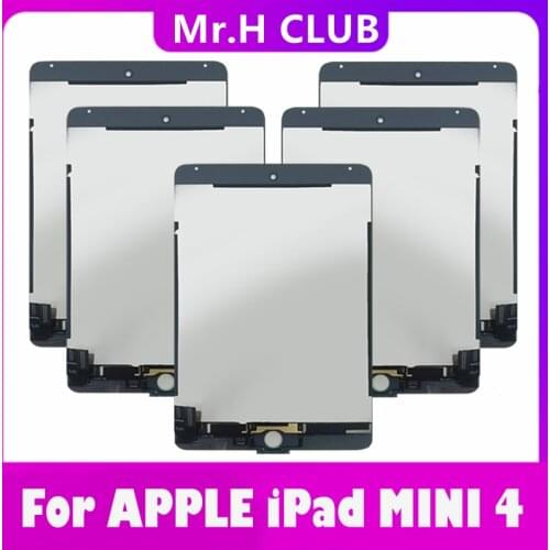 5 Pcs 5 Pieces LCD For APPLE iPad mini4 Mini 4 A1538 A1550 LCD Display Touch Screen Digitizer Panel Assembly Replacement Parts