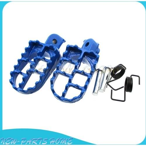 Aluminium Footrest Foot Pegs For Yamaha PW 50 80 PW50 PW80 TW200 Dirt Bike