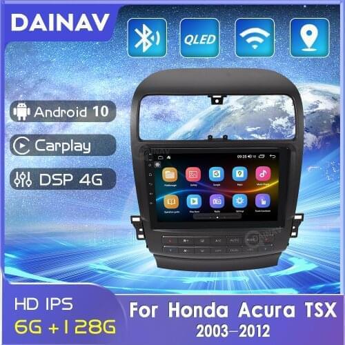 128GB 2 Din Android Car Radio For Acura TSX 2004 2005 2006 2007-2012 Car Autoradio video GPS Navigation Multimedia DVD playr