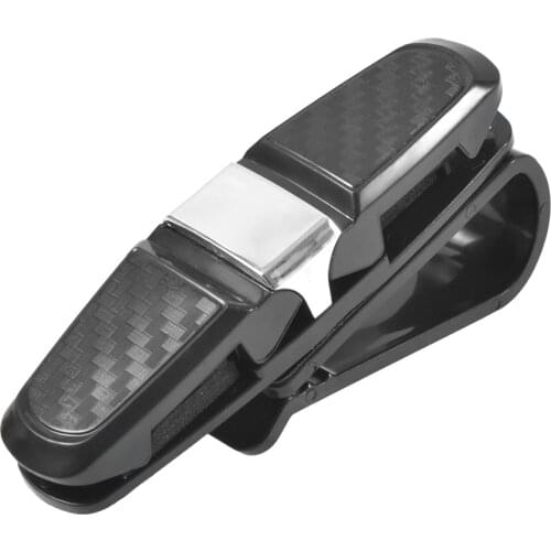 Car Glasses Cases Portable Ticket Card Clamp Car Sun Visor Sunglasses Holder ABS Eyeglasses Clip Auto Accessories