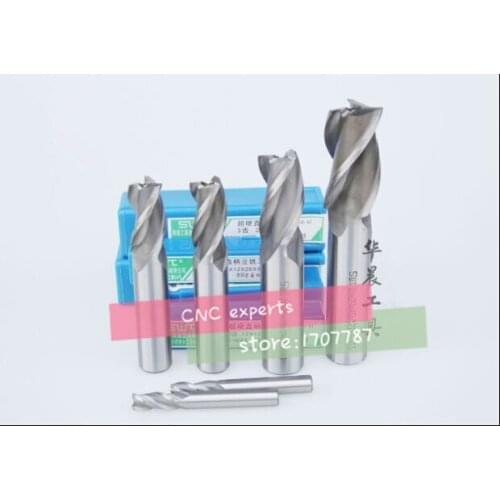 Free Shipping 2pcs/set 3F-18.5~25 HSS & Aluminium End Mill Cutter CNC Bit Milling Machinery tools Cutting tools.Lathe Tool