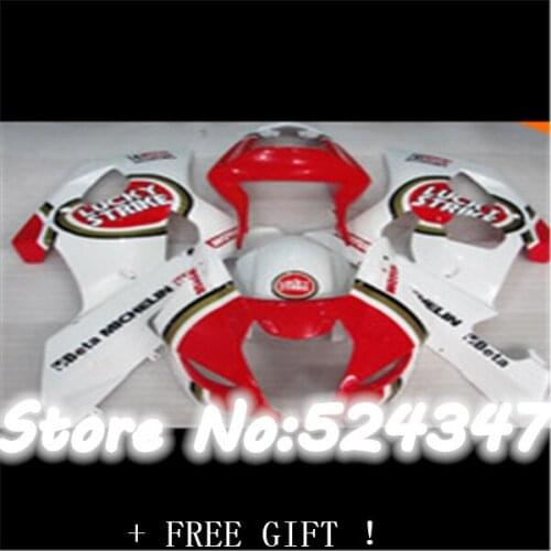 Fei-FREE SHIP FAIIRNG KIT for GSXR1000 03-04 GSXR 1000 2003 2004 GSXR1000 03 04 GSXR1000 2003 2004 WHITE+RED