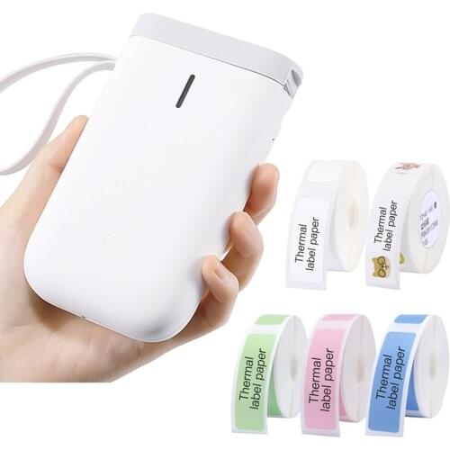 Wireless Portable label printer Pocket thermal Printer Portable Bluetooth Thermal Label Printer Home Use Office mini Printer