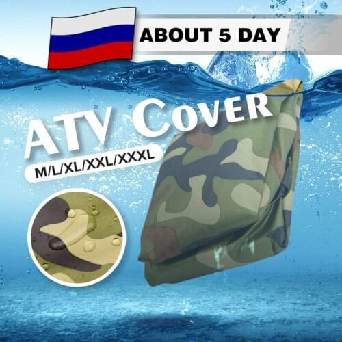 General 190T Camouflage Waterproof Motorcycle Cover Four ATV Vehicle Scooter Motorcycle Cover M L XL XXL XXXL RU Stock