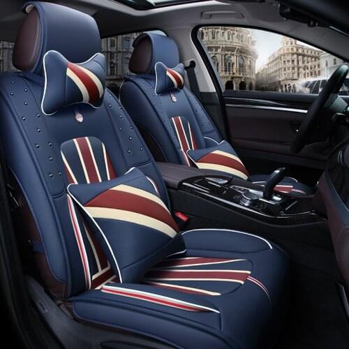 Car Seat Cover High-Fiber Leather ,Car Styling For Nissan altima Rouge X-trail Murano Sentra Sylphy versa sunny Tiida