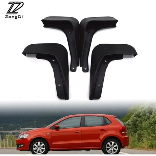 ZD Car Mudflaps Fit For Volkswagen VW Polo Mk5 6R 2010 2011 2012 2013 2014 Accessories Mudflap Front Rear Mudguards Fenders