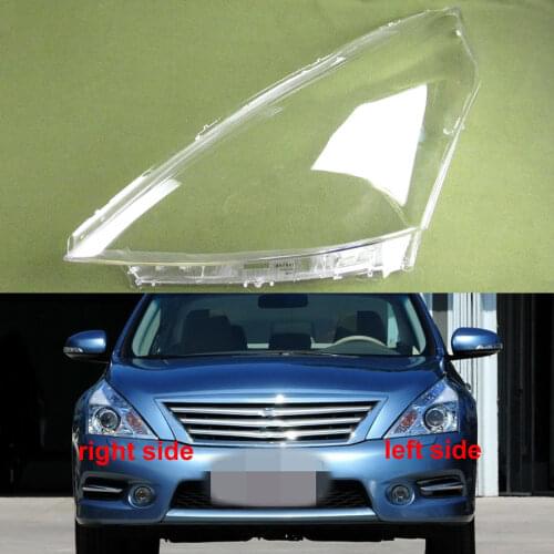 For Nissan Teana 2011 2012 Headlights Cover Headlights Shell Mask Transparent Cover Lampshdade Headlamp Shell